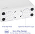 Countertop Commercial Stardrix Paper Towel Dispenser, White Hand Towel Holder for Multifold/C-Fold/Z-Fold Towels
