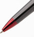 Monteverde Impressa Ballpoint Pen, Gun Metal with Red Trim, Refillable with Parker Style Refills