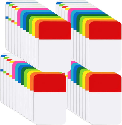 KICNIC File Index Tabs, 1 Inch Sticky Flags, 960 Pcs, Colored Self Adhesive Note Tabs for Documents, Books, and Folders