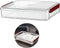 Clear File Storage Box with Lids, A4 Storage Box for 8"x11" Paper, Stackable Magazine File A4 Paper Project Case Bins,
