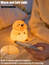 KidoYean 3 Dimmable Cute Groundhog Night Light, Squishy Groundhog Novelty Animal Lamp, Level Nursery Nightlight