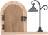 Tofficu Fairy Door Outlet Cover with Glowing Light - Childproof Baby Proofing