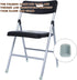 72 7/8 Inch Jetec Pieces Folding Chair Leg Caps Heavy-Duty Plastic Chair End Caps Non-Marring Furniture Glides Round