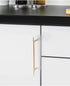 Ryanang Gold Brass Drawer Knobs, Door Kitchen Hardware Cupboard,Bedside Cabinet Chest of Drawers Wardrobe Handles