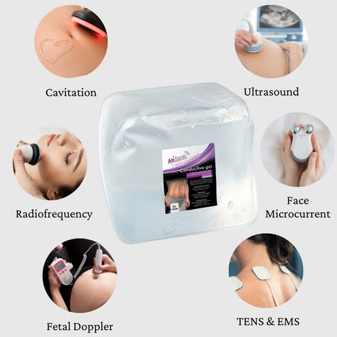 Absonic - Conductive Gel for Body Contouring & Skin Rejuvenation Devices - Paraben-free - 5L