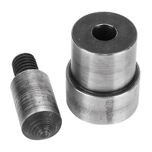 2Pcs Heavy Duty Metal Grommet Die Mold, Eyelet Hand Press Punch Machine Tool, Spring Snap Fastener Button Die