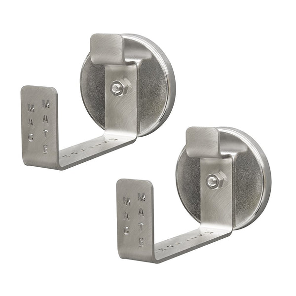 MAG-MATE MX2750HC1 Heavy-Duty Hose Cord Hook/Holder Magnet, 45 lbs Maximum Holding Capacity, Nickel Plated Cup Magnet
