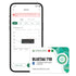 Bluetooth Temperature Data Logger, Remotely Monitor Recorder with Data Storage Export, Multi-Use Sensor Probe