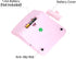 Deli Standard Function Desktop Calculator, 12 Digit LCD Display, Solar Battery Dual Power, Pink