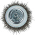 Forney 60005 Cup Brush, Coarse Crimped Wire, 2 1/2-Inch with 1/4-Inch Shank
