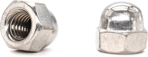 binifiMux 1/2-13 Acorn Cap Nuts, 304 Stainless Steel, Pack of 10 for Outdoors