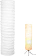Gatuida Nordic Style Paper Floor Lamp Shade, Tall Lamp Shade Replacement, White,