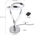 11.8inch-Unique 7 10W OUKANING LED Spiral Table Lamp, RGB Bedside Lamp, Colors Touch Changing Color Nightstand Lamp