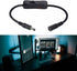 PLCPDM DC5.5x2.1/2.5mm Male to Female Power Extension Cable Cord with Switch-Button for Routers LED Lights