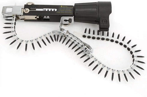 Screw Drill Chain Adapter for Power Drill Gun, Automatic Chain Nail Gun Kit for Electric Drill Woodworking