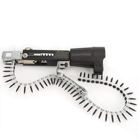 Automatic Nail Gun Adapter, Professional Adjustable Screw Spike Chain for Electric Drill Attachment