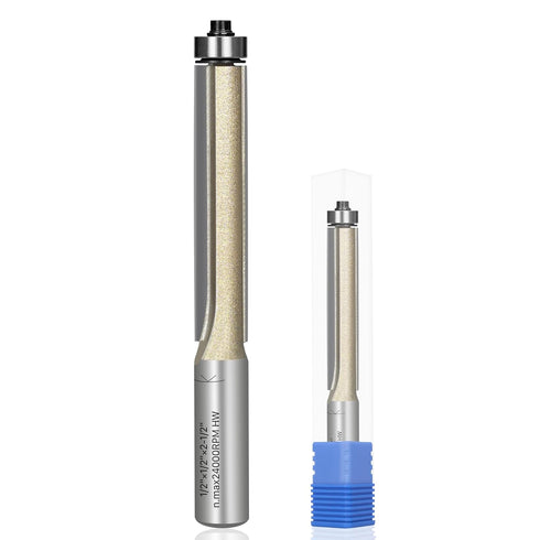 EASEWORK TOOL 1/2" Shank Flush Trim Router Bit, Professional Carbide Tipped Extra