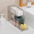 Plastic Storage Drawers, Home Office Supplies Organizer for Bathroom, Kitchen, Clear Desk Accessories Box for Art Crafts