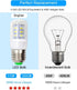 E26 LED Refrigerator Light Bulb, 3.5W, 40W Equivalent, Daylight White 6000K, 1-Pack