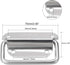 XMHF 3 Inch Pull Ring Handle, Stainless Steel Foldable Boat Hatch Latch Cabinet Lifting Ring Pull Handle - Pack of 2
