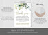 All Ewired Up Personalized Funeral Thank You Cards Eucalyptus Greenery Sympathy Acknowledgement Notes Custom Memorial