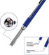 SMTTW 4-in-1 Multicolor Pen, Mechanical Pencil & Black Red Blue Metal Pen with Portable Case & Gift Box