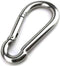 Large Heavy Duty Carabiner Clip, 5-1/2 Inch Stainless Steel Spring Snap Hook for Outdoor Living, Gym, Boating