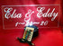 Couple Love Partner Light Up Table Lamp LED Engraved Names, Anniversay Date