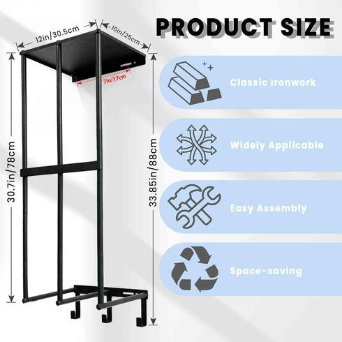 gamtrik 3 Camping Chairs Storage for Garage - Metal Camping Chair Wall Holder for Garage Organization, Camping Chair