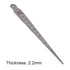Wolfride Taper Gauge, 1-15mm Feeler Gauge, Metric and Imperial Stainless Steel