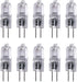 VSTAR 10 Watt T3 G4 Base 12 Volt Light Bulb, 10 Pack, 2900K Landscape