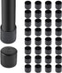 Auvotuis 32Pcs 1 Inch (25mm) Chair Leg Tips Caps, Round PVC Non-Slip Folding