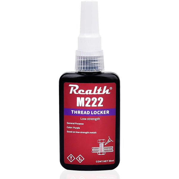 M222 Purple Threadlocker, 50ml for Low Strength Metal Threaded Assembly, Easy Disassembly