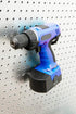 5PCS Pegboard Drill Holder with Double Hooks and Accessories Bag for Power Tools