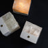 (1 Nature Crystal Passive Diffuser with Light Stone Essential Oil Diffuser Hand Carved Selenite Stone Night Light