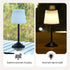 Solar Table Lamp Minimalist Desk Lamp for Nightstand Rechargeable Ambient Night Light Modern Aesthetic Bedside Lamps