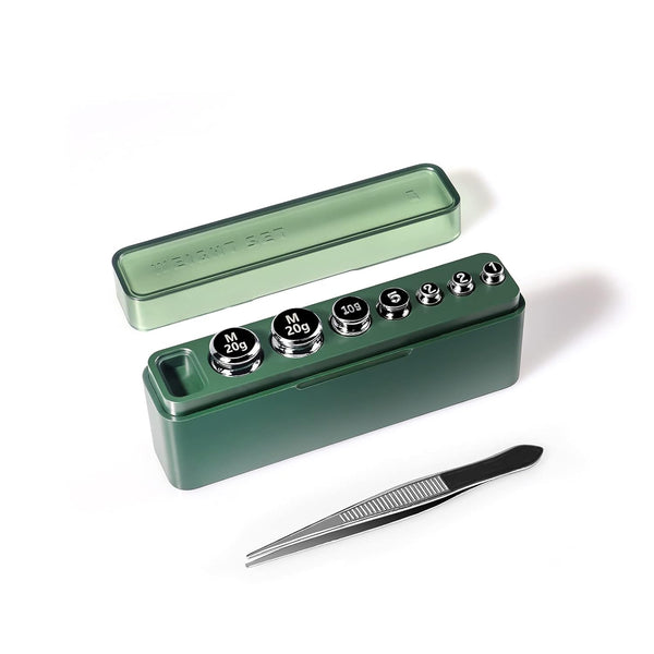 ???????? Calibration Weight Set, 1g 2g 5g 10g 20g for Digital Scale Balance with Calibration Tweezer