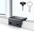 ZRFCXE Window Locks,4 Pack Sliding Window Locks with Key for Vertical &