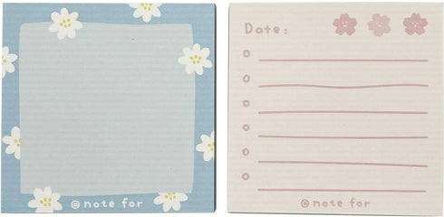 Sticky Notes 200 Sheets, 3 x 3 Inch, 2 Memo Pad Patterns, Self-Stick Pastel Pads, Easy to Post for Teachers Home Office