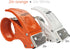 PROSUN 2 Pack Metal Packing Tape Dispenser Gun: 2-inch Wide Tape Dispensers/3-Inch Inner Paper Core (2" Orange + 2"