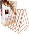 JIARI Decorative Book Organizer Magazine Holder, Desktop File Sorter Organizer Bookshelf Bookends