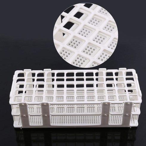 Detachable Plastic Test Tube Rack, 3 Layers Lab Storage Stand Holder for 16mm Diameter Tubes, 60 Tubes Capacity