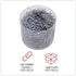 Universal UNV21001 Plastic-Coated Paper Clips, Assorted Sizes Silver (1000/Pack)
