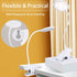 SUNLONG Clip on Light, 3 Color Portable Desk Lamp, Wall-Mounted Mini Clip Lamp, Battery Operated Reading Light for Dorm