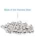 #6 x 1/2" Wood Screws, 100PCS Truss Head Phillips Self Tapping Screws, 18/8 Stainless Steel by IMSCREWS