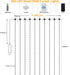 6.6 9.8Ft 16 300 echosari Smart Curtain Lights x Million Colors Changing LED Fairy Curtain Lights DIY Functions