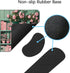 MIBITRI Set, 4Pcs Keyboard Mouse Pad Extended Gaming Mouse Pad+Ergonomics Keyboard Wrist Rest Support, Memory Foam
