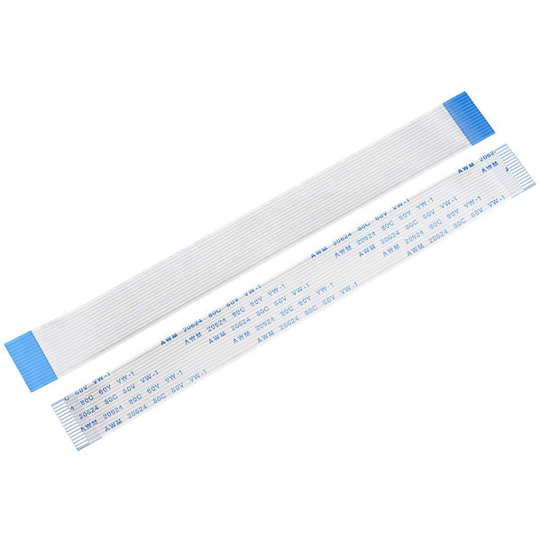 uxcell Flexible Flat Cable, 150mm 1mm Pitch 15 Pins FPC FFC Flexible Ribbon Cable for LCD TV DVD Player, 10Pcs