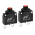 uxcell 2 Pcs 3A Thermal Circuit Breakers 125/250V AC 32V DC Push Button Manual Reset Overload Protector