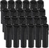Skelang 24 Pcs 4" Tall Candle Socket Covers, Black Candle Covers Sleeves Fit